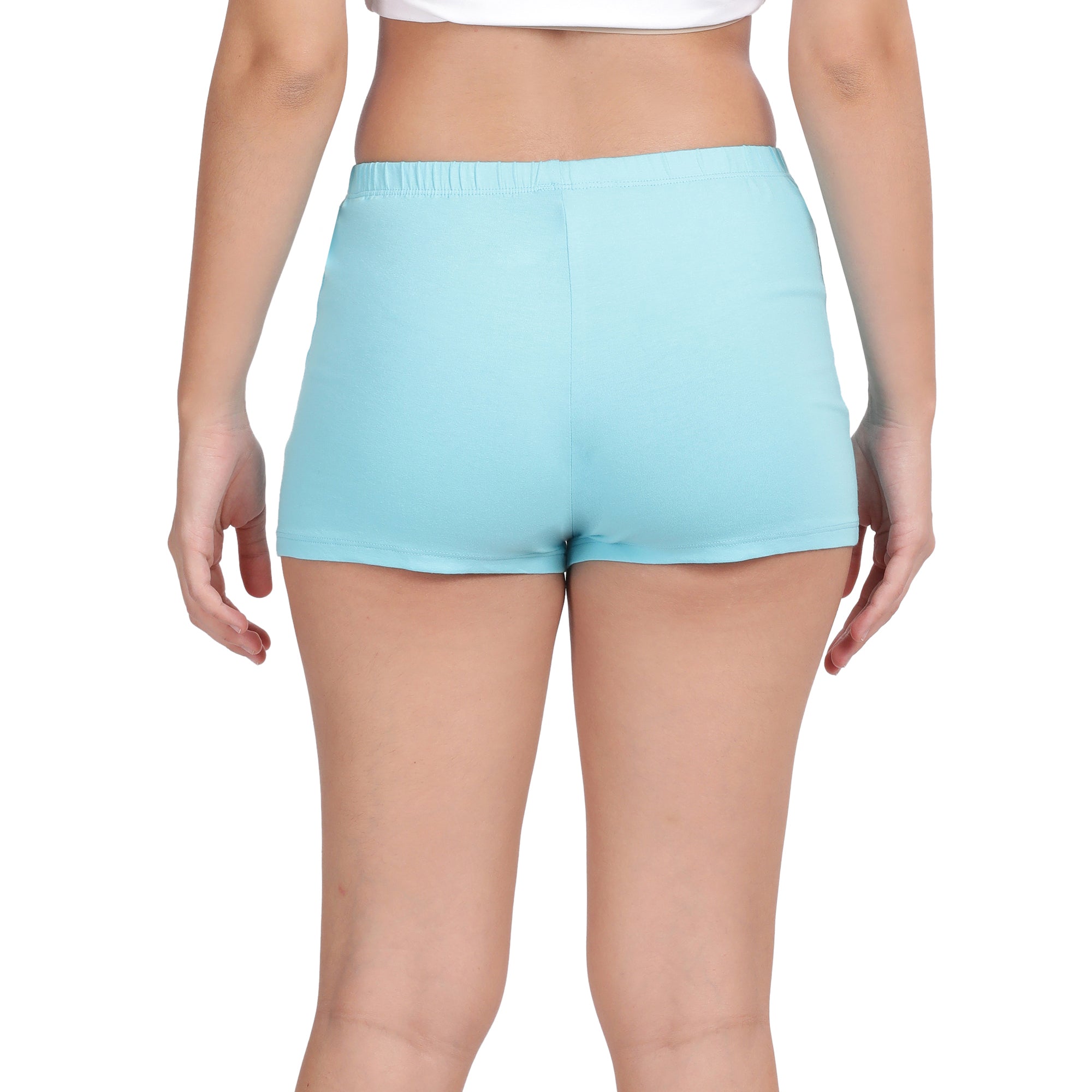 Women Blue Basic Underskirt Shorts