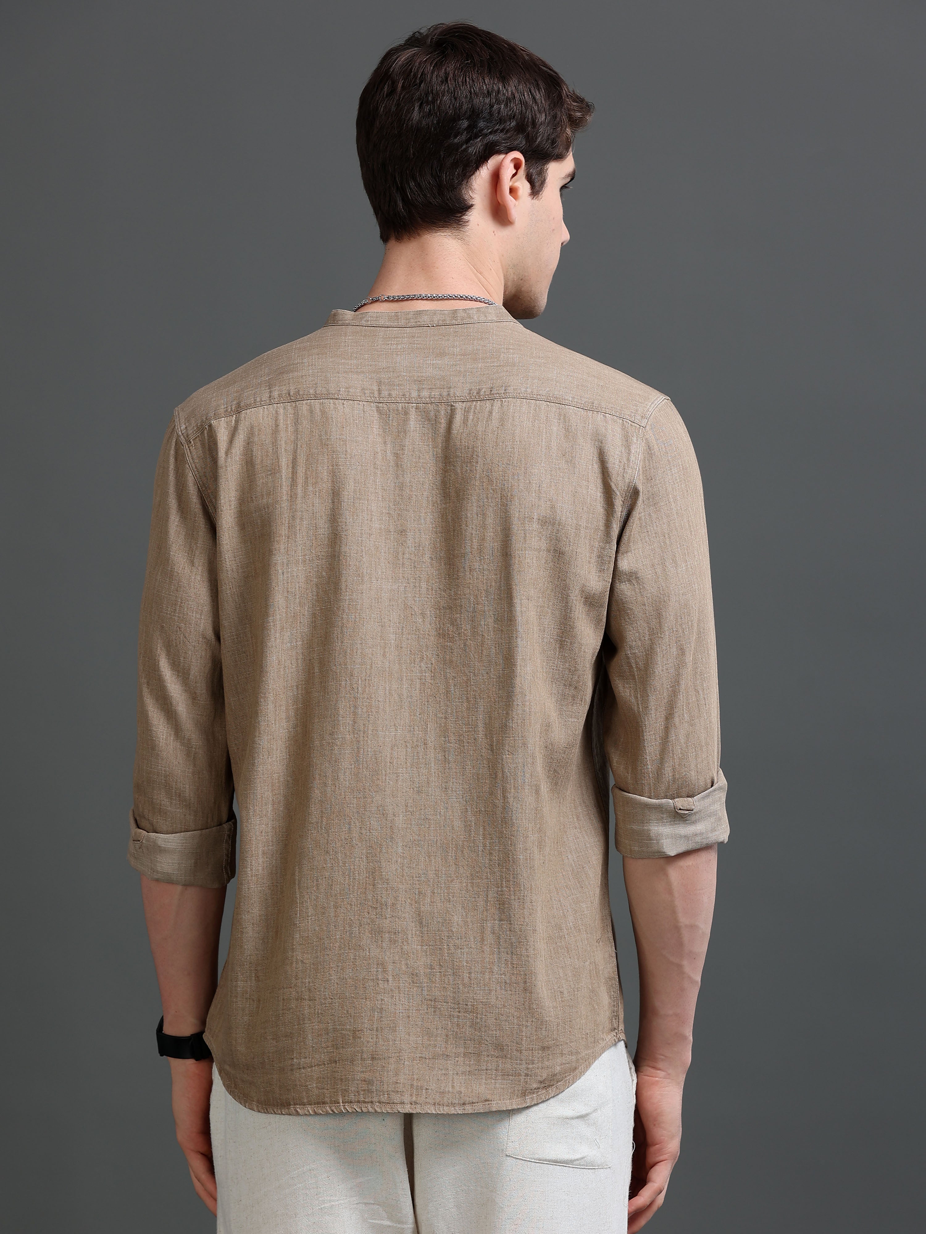 Men Beige Rupo Rainy Shirt
