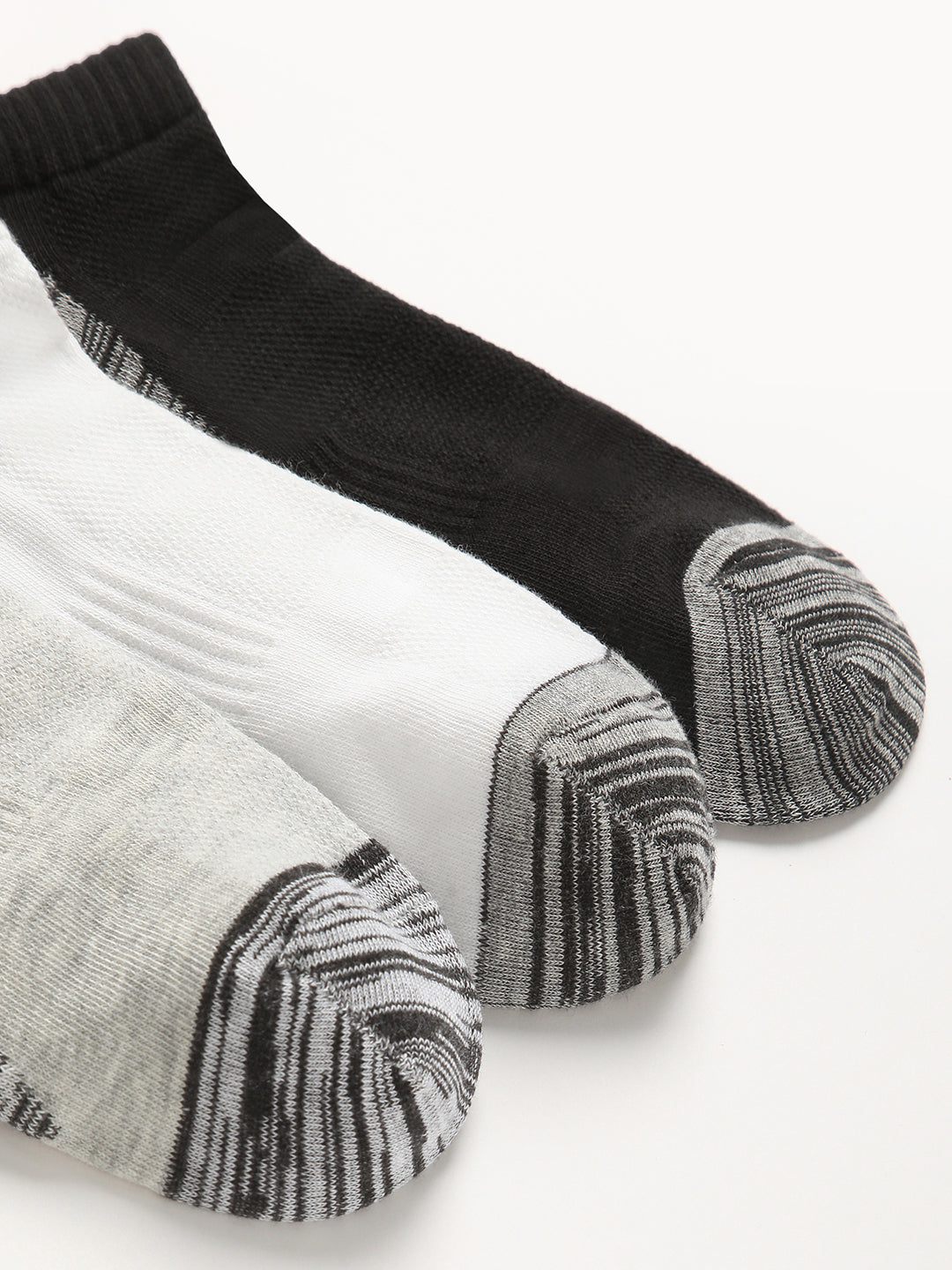 Men Pack of 3 Striped Ankle Length Socks