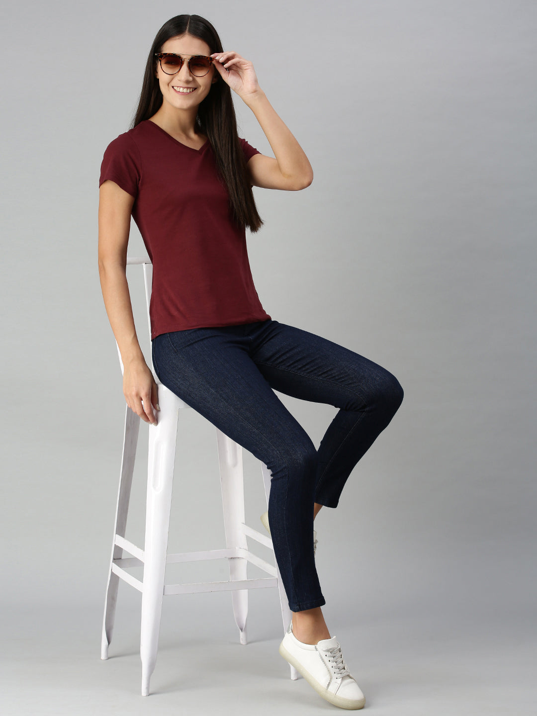 Women Blue Casual Jegging