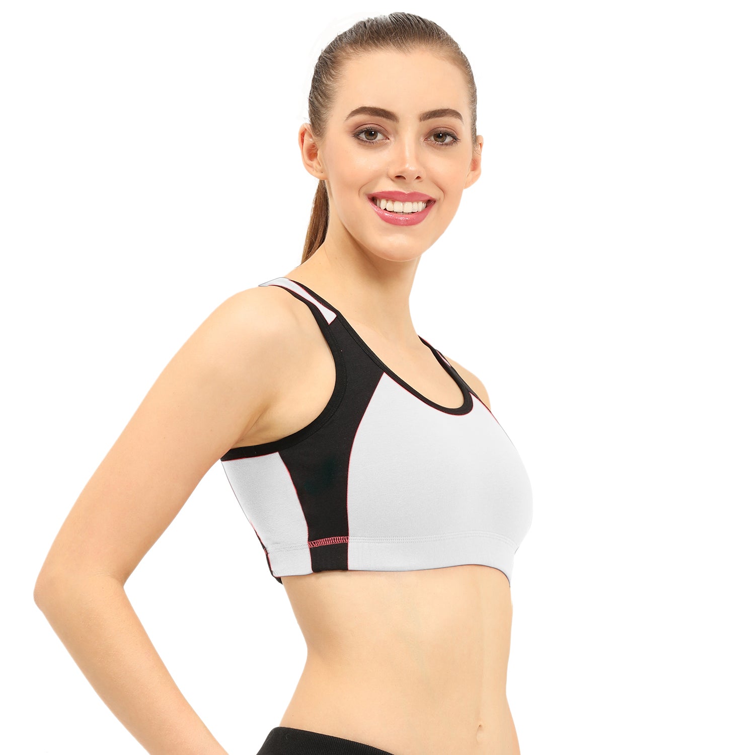Padded Non-Wired Full Coverage Sports Bra