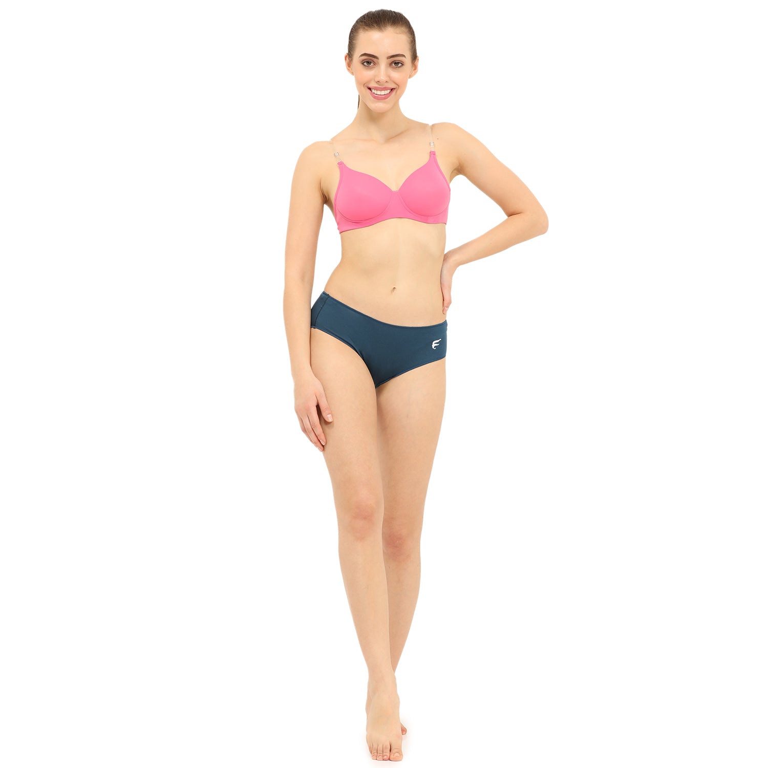 Padded Non-Wired 3/4th Coverage Backless Bra