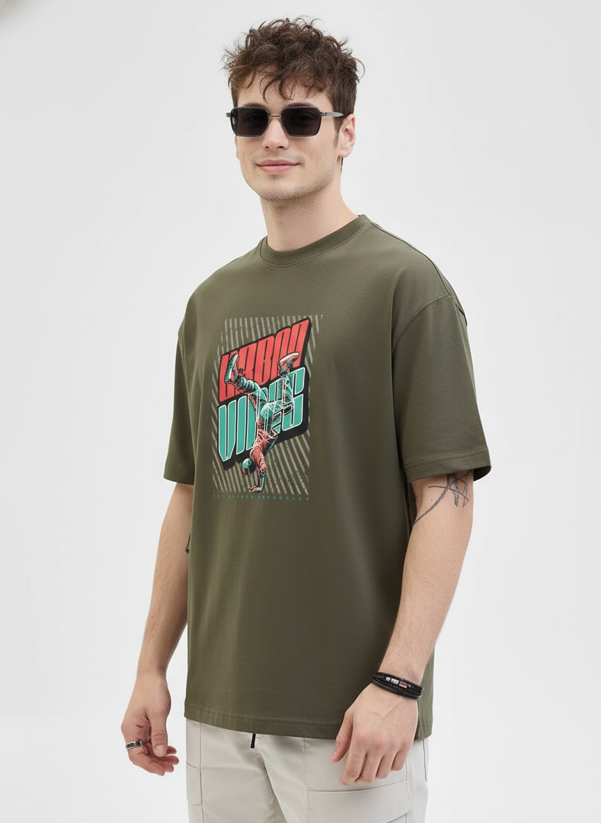 Men Oversized Cotton T-Shirt