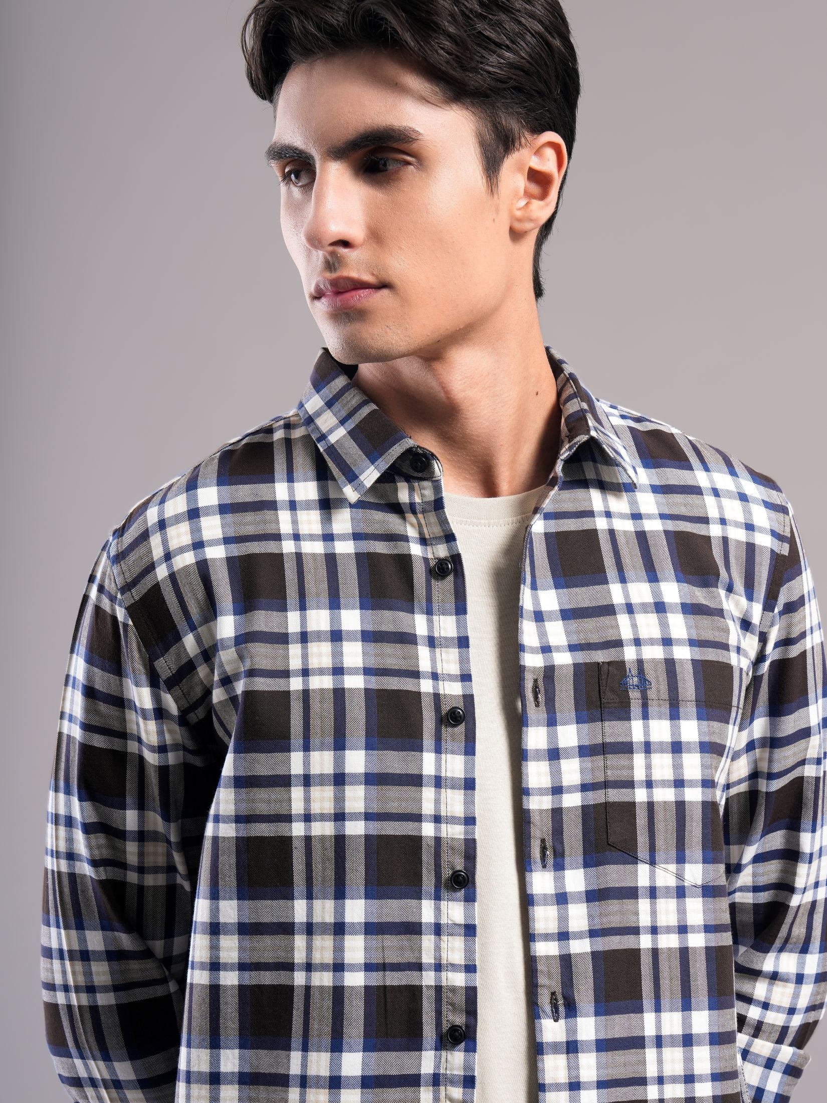 Men Brown Casual Shirt