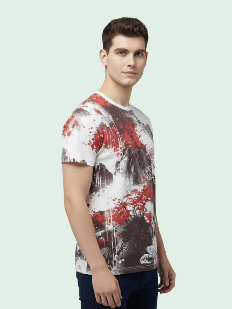 Men All-Over Cotton T-Shirt