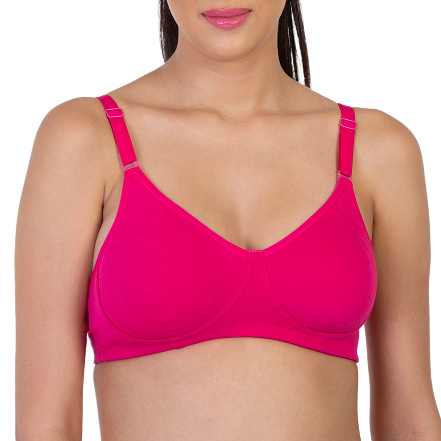 Non-Padded Non-Wired 3/4th Coverage Minimizer Bra