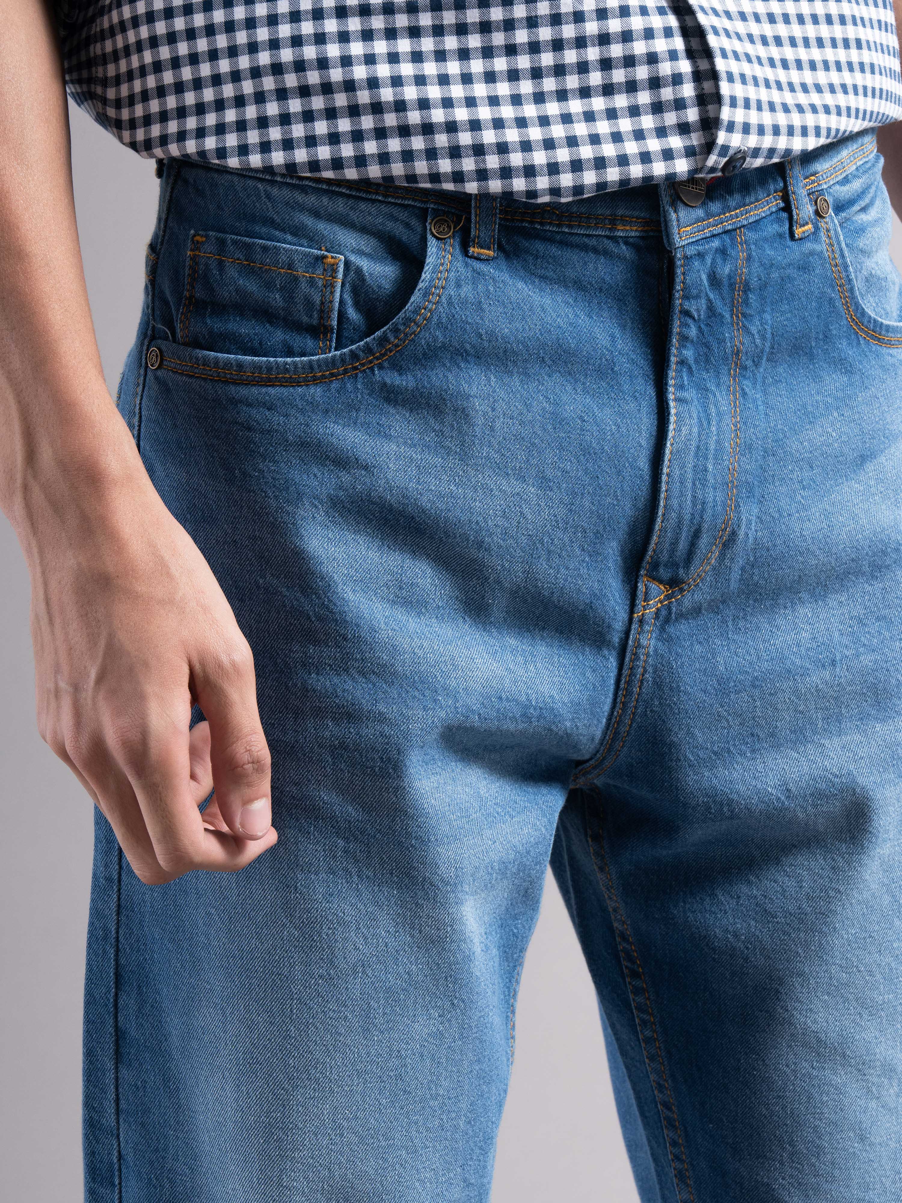 Men Blue Regular Fit Jeans