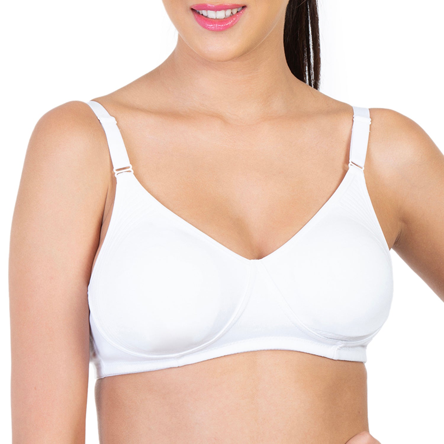 Non-Padded Non-Wired 3/4th Coverage Minimizer Bra