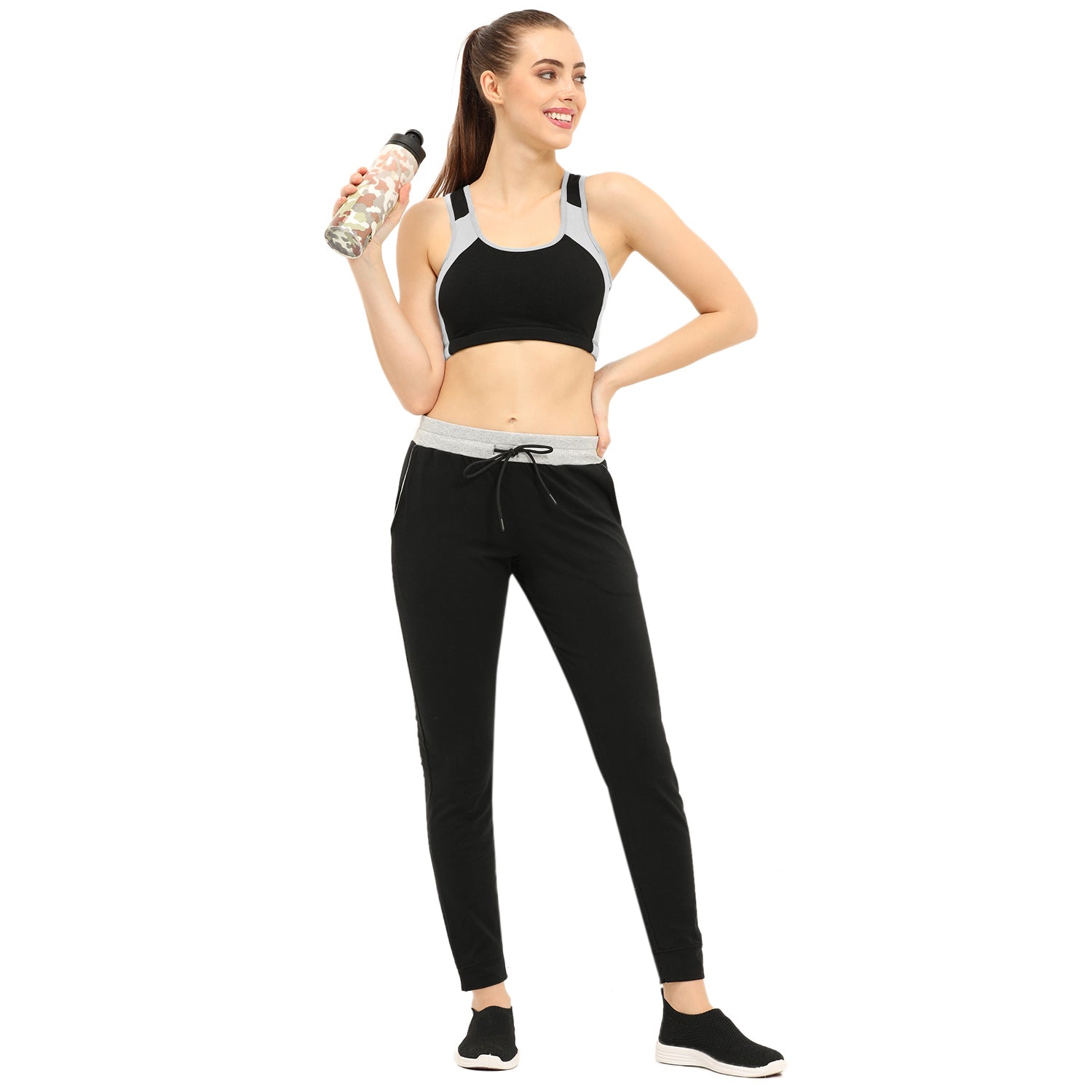 Padded Non-Wired Full Coverage Sports Bra