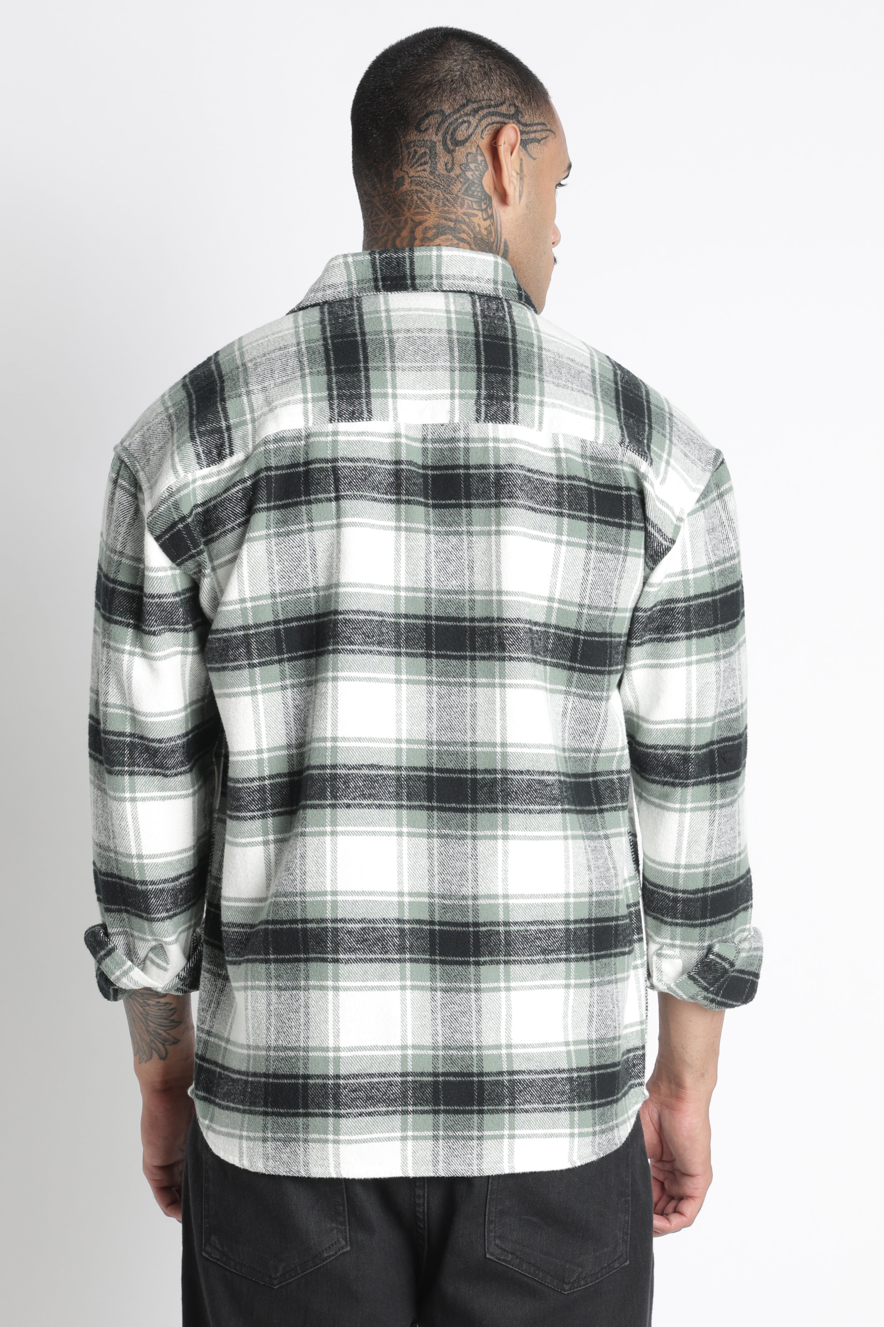Men Brushed Check Shirt