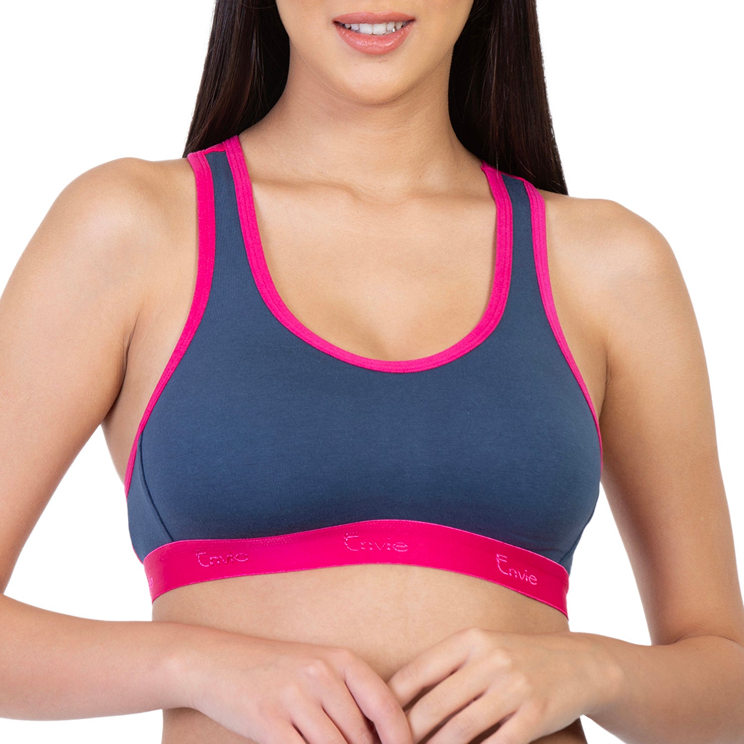 Non-Padded Non-Wired Full Coverage Sports Bra