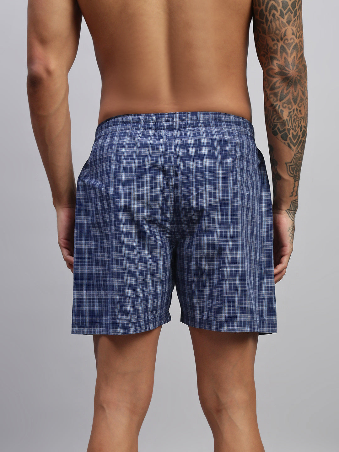 Men Striped Cotton Boxer Shorts