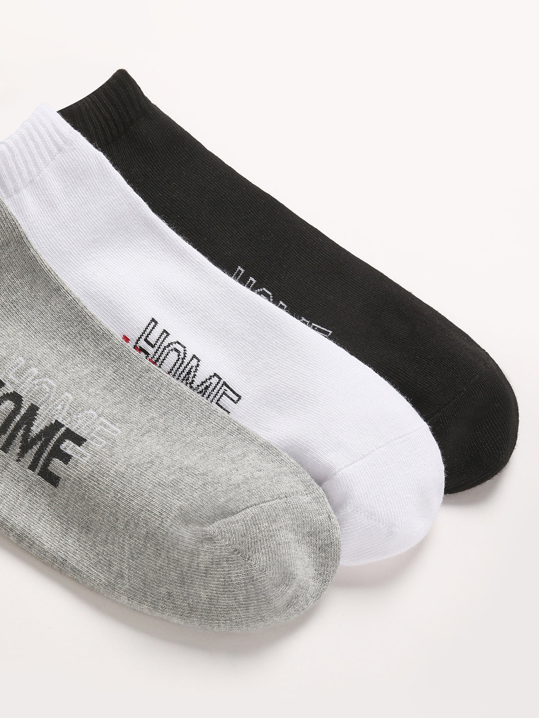 Men Pack of 3 Printed Ankle Length Socks