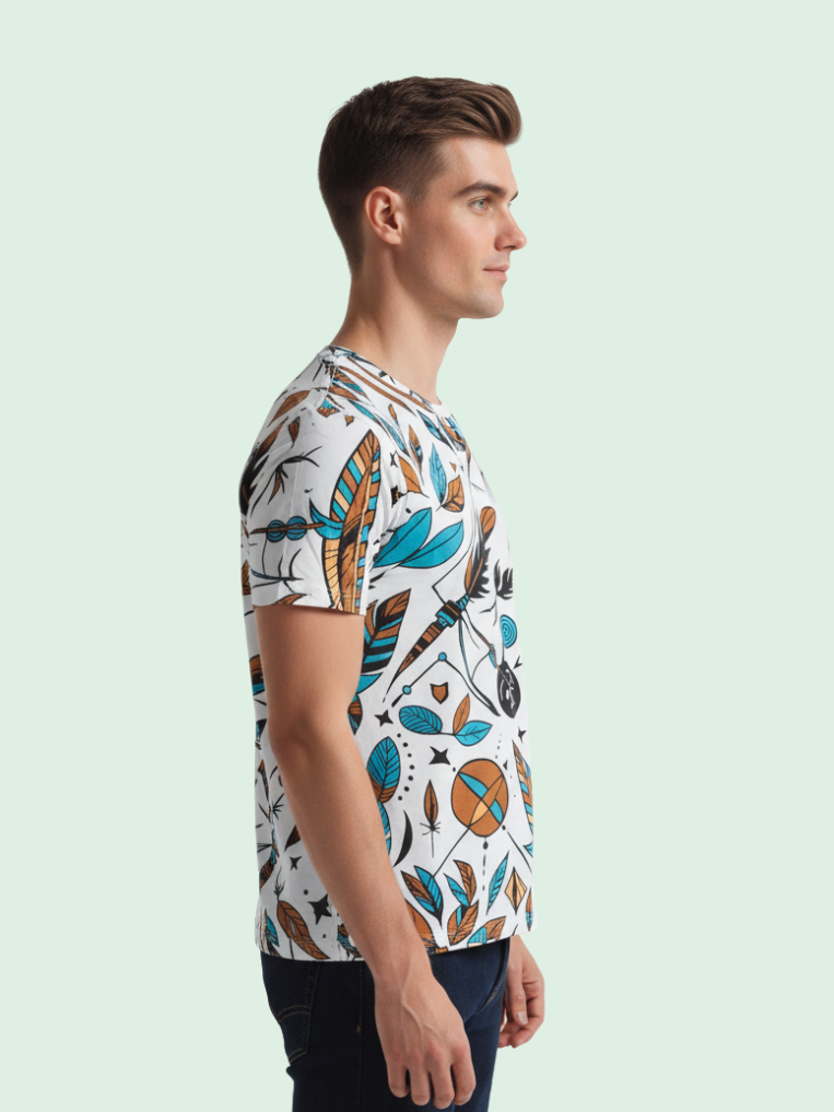 Men All-Over Cotton T-Shirt