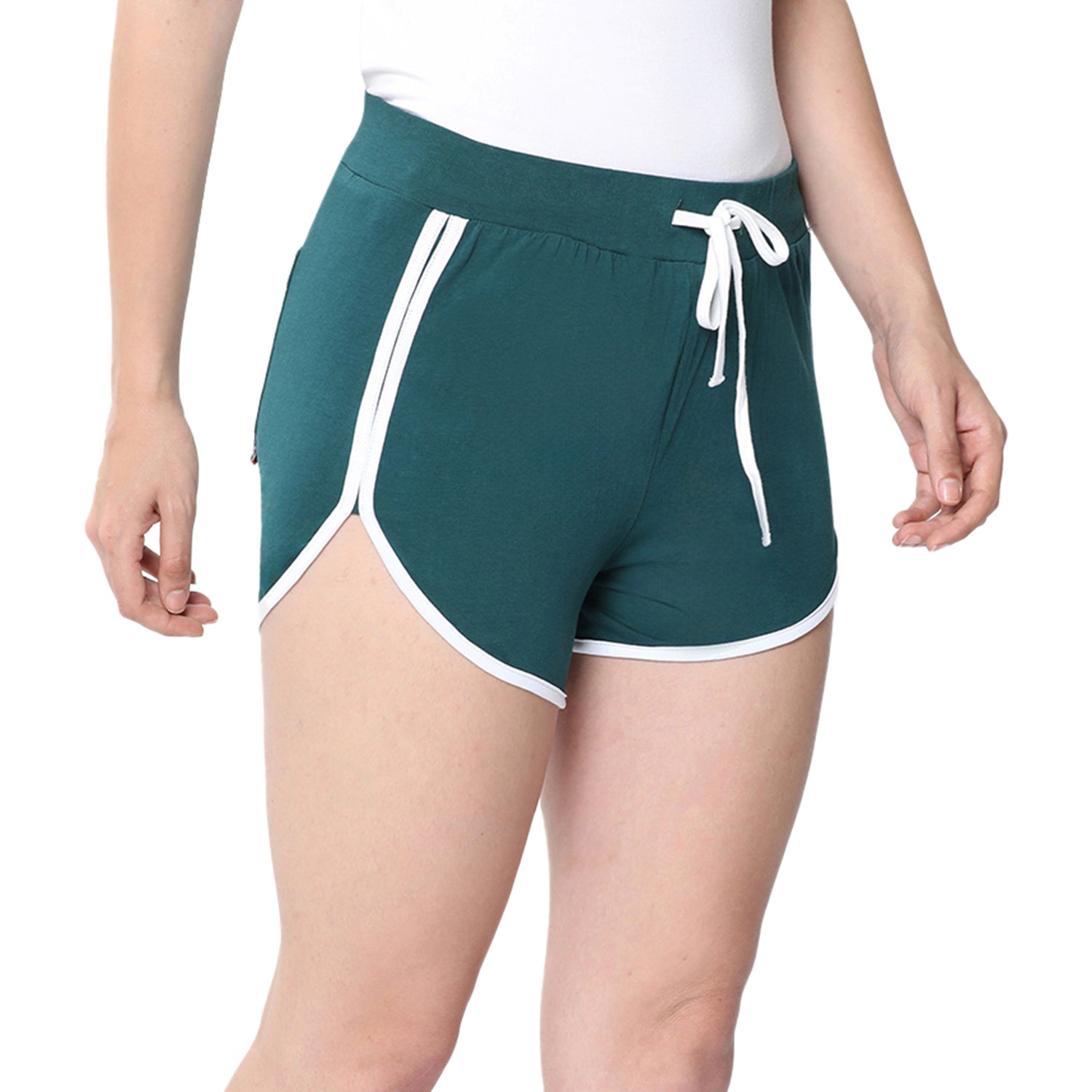 Women Relaxed Fit Dolphin Shorts