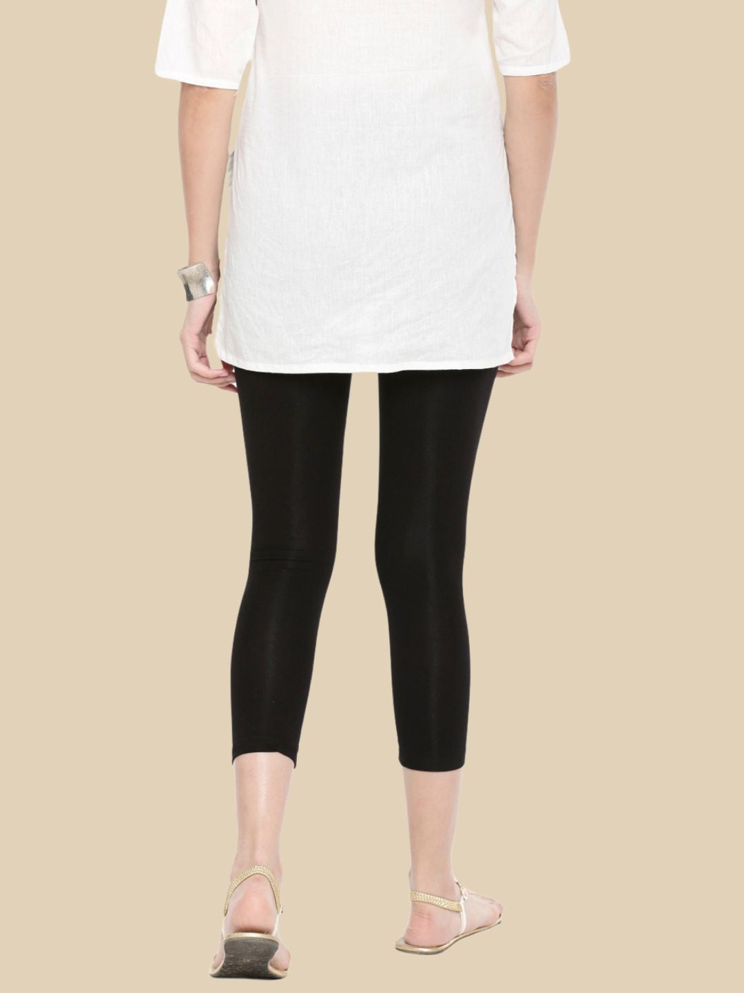 Women Black Casual Leggings