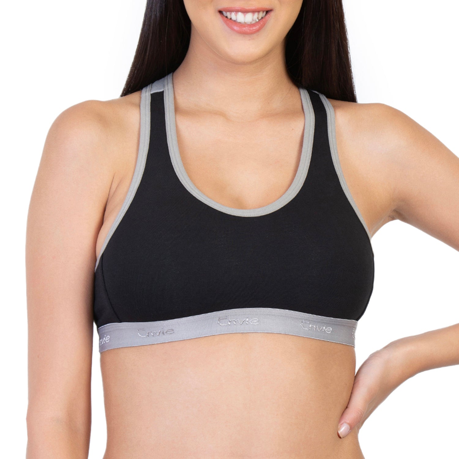 Non-Padded Non-Wired Full Coverage Sports Bra