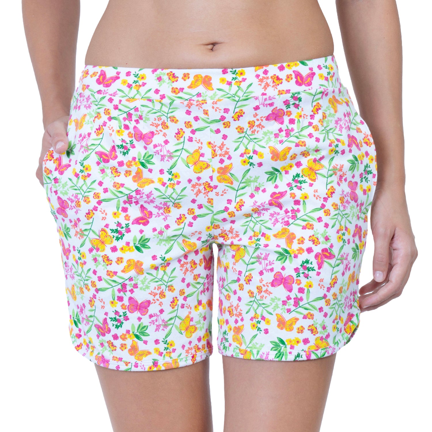 Women Multi Regular Fit Thigh Length Shorts
