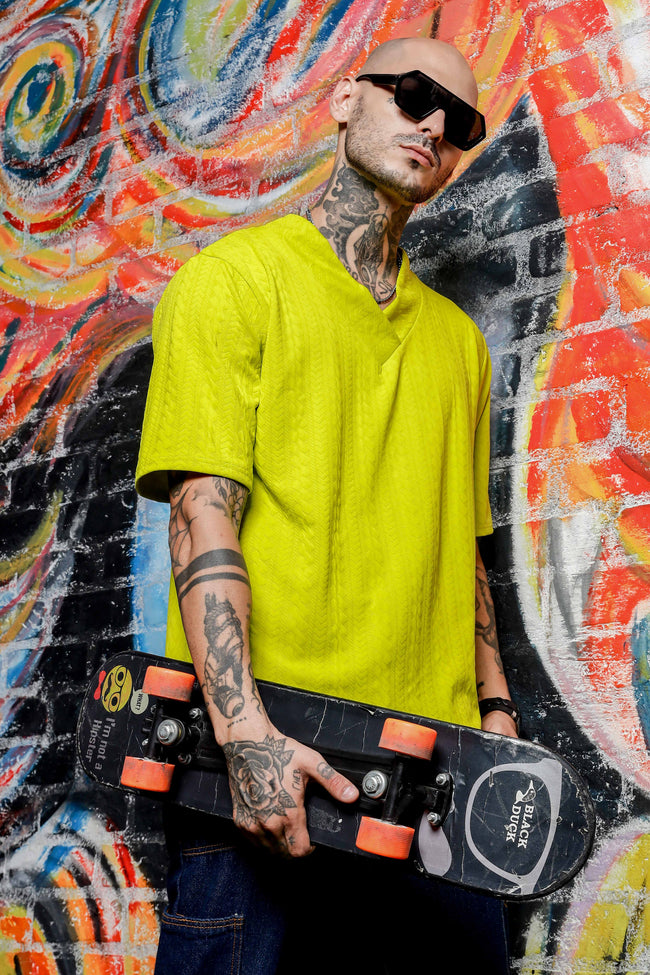 Unisex Green Oversized T-shirt