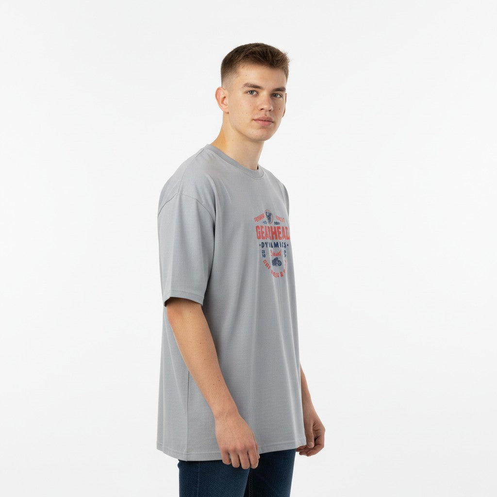 Men Oversized Cotton Printed T-Shirt