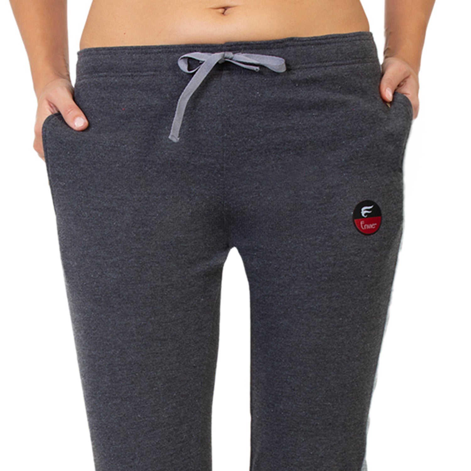 Women Grey Ankle Length Track Pant