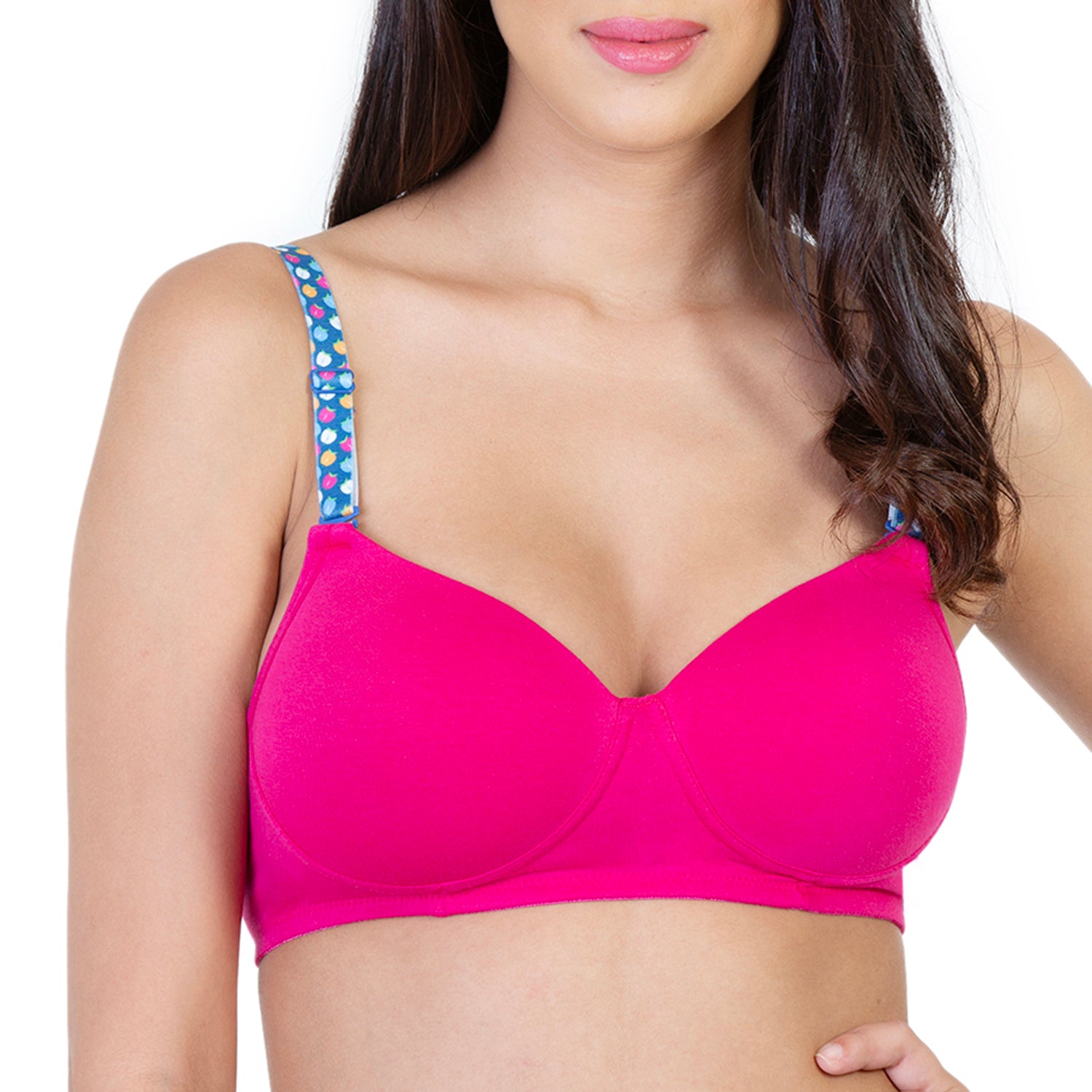 Padded Non-Wired 3/4th Coverage T-Shirt Bra