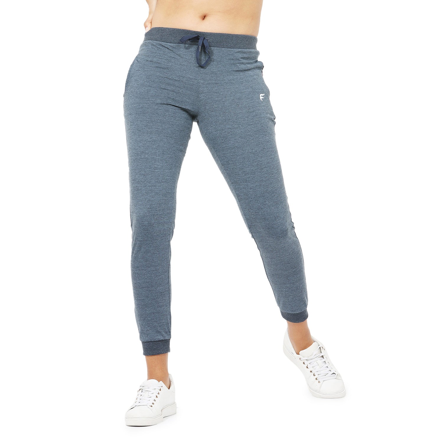 Women Navy Ankle Length Jogger Pant