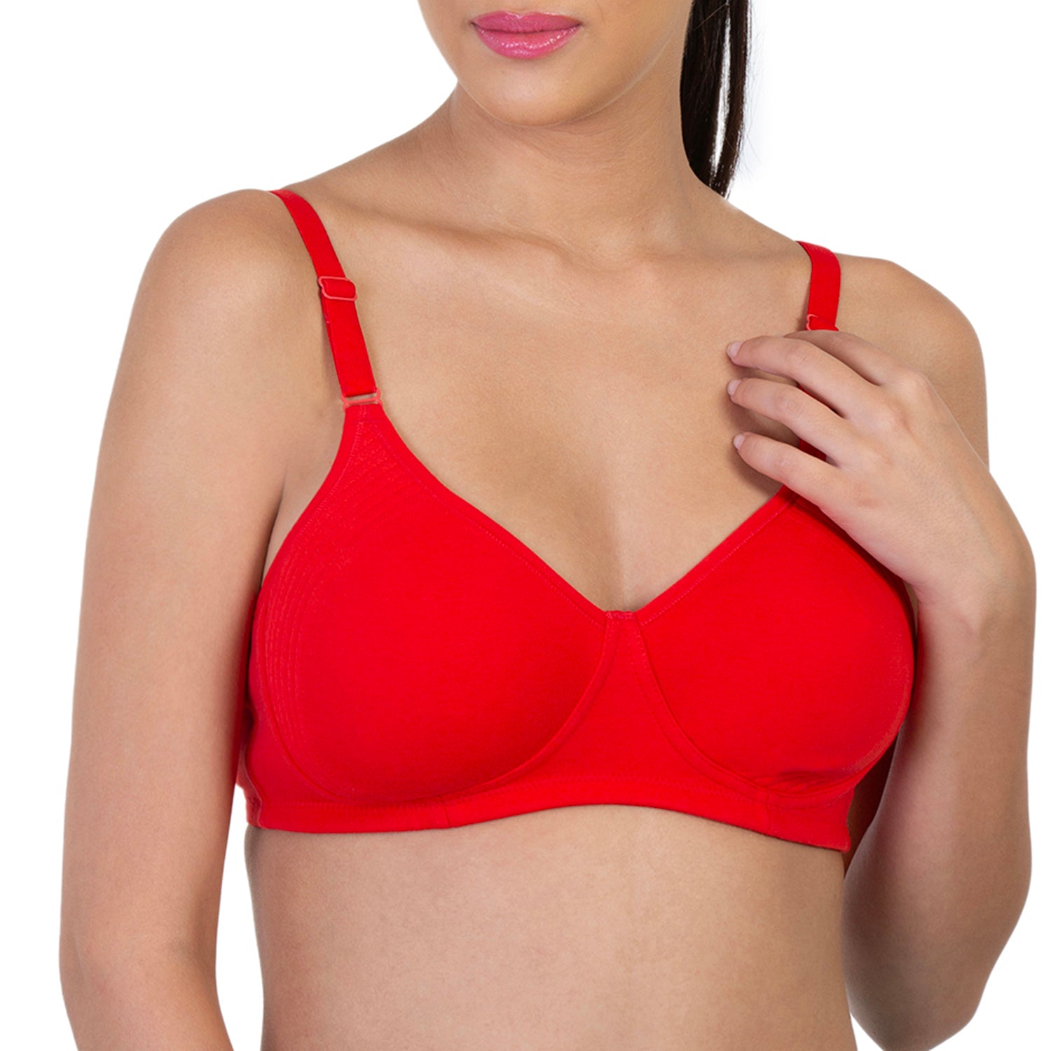 Non-Padded Non-Wired 3/4th Coverage Minimizer Bra