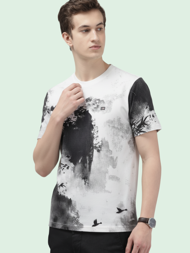 Men All-Over Cotton T-Shirt