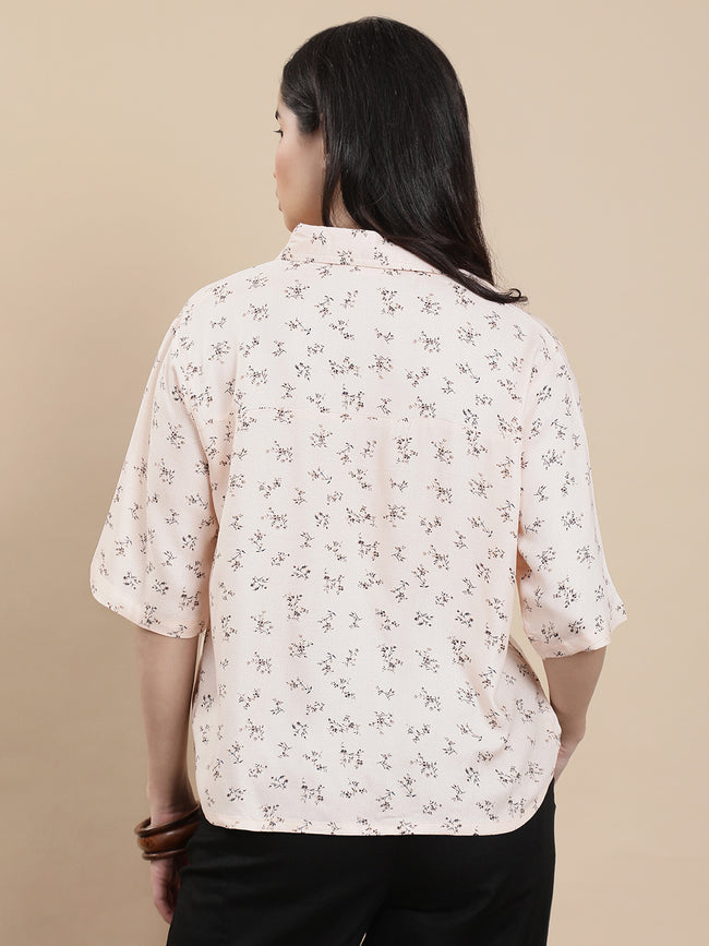 Women Beige Casual Top