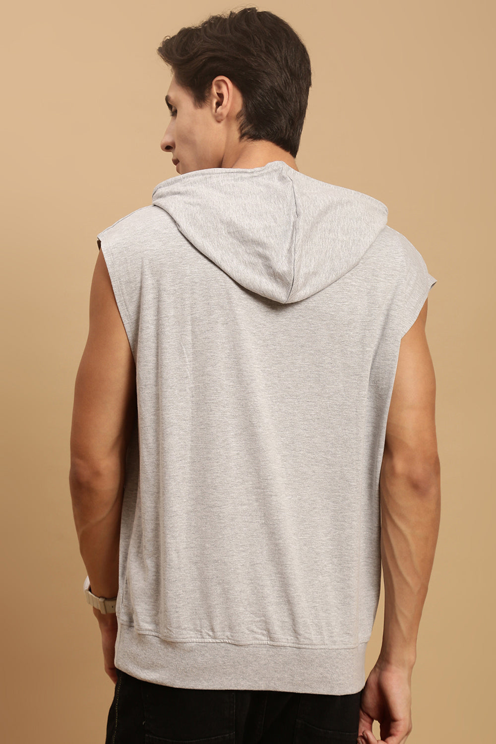 Men Sleeveless Hoodie T-Shirt