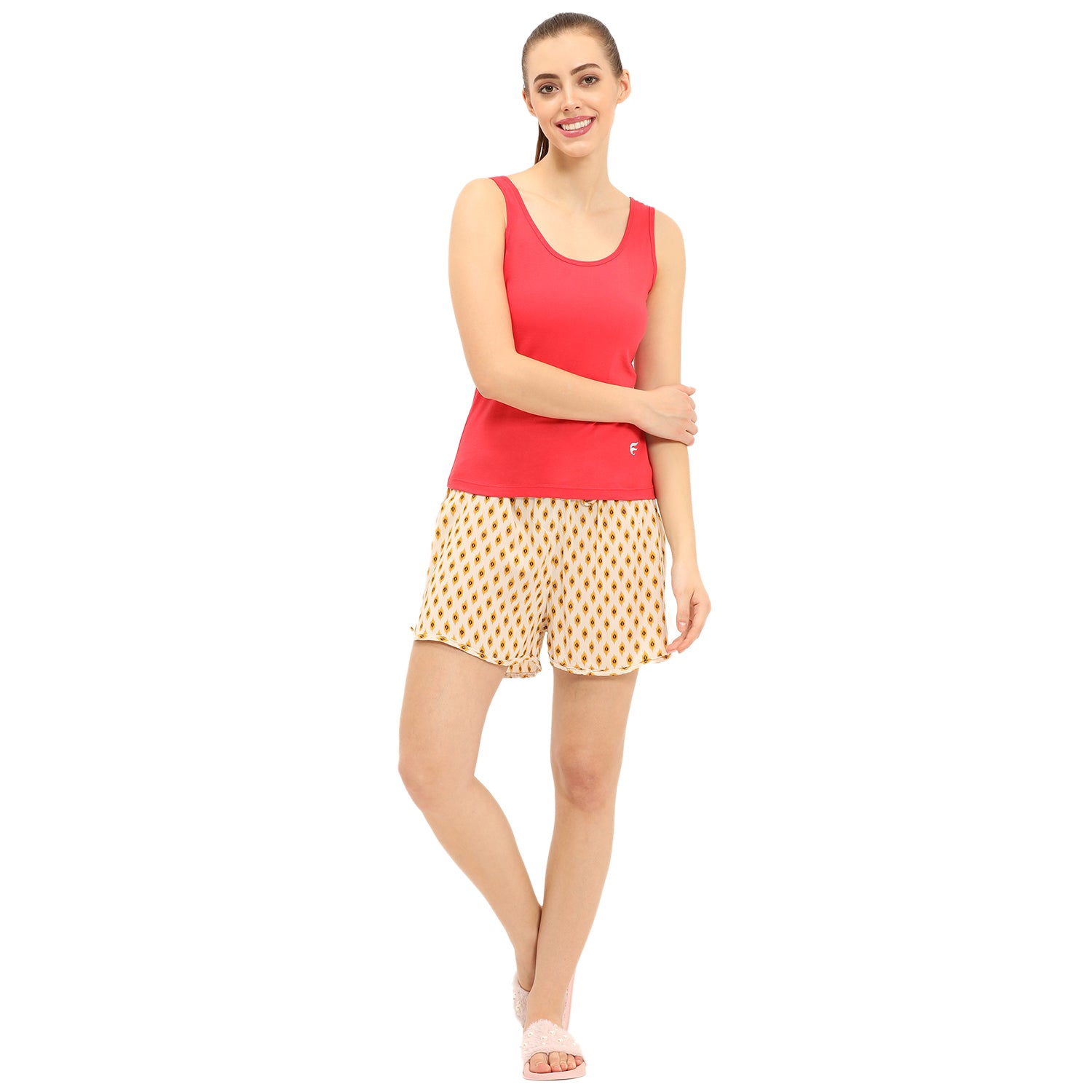 Regular Fit U-Neck Short Length Tank Top