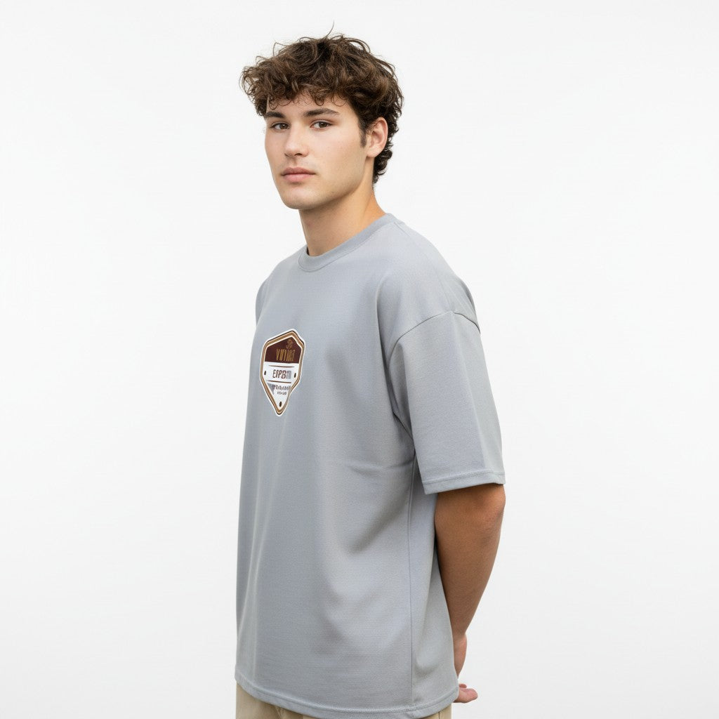 Men Oversized Cotton Printed T-Shirt