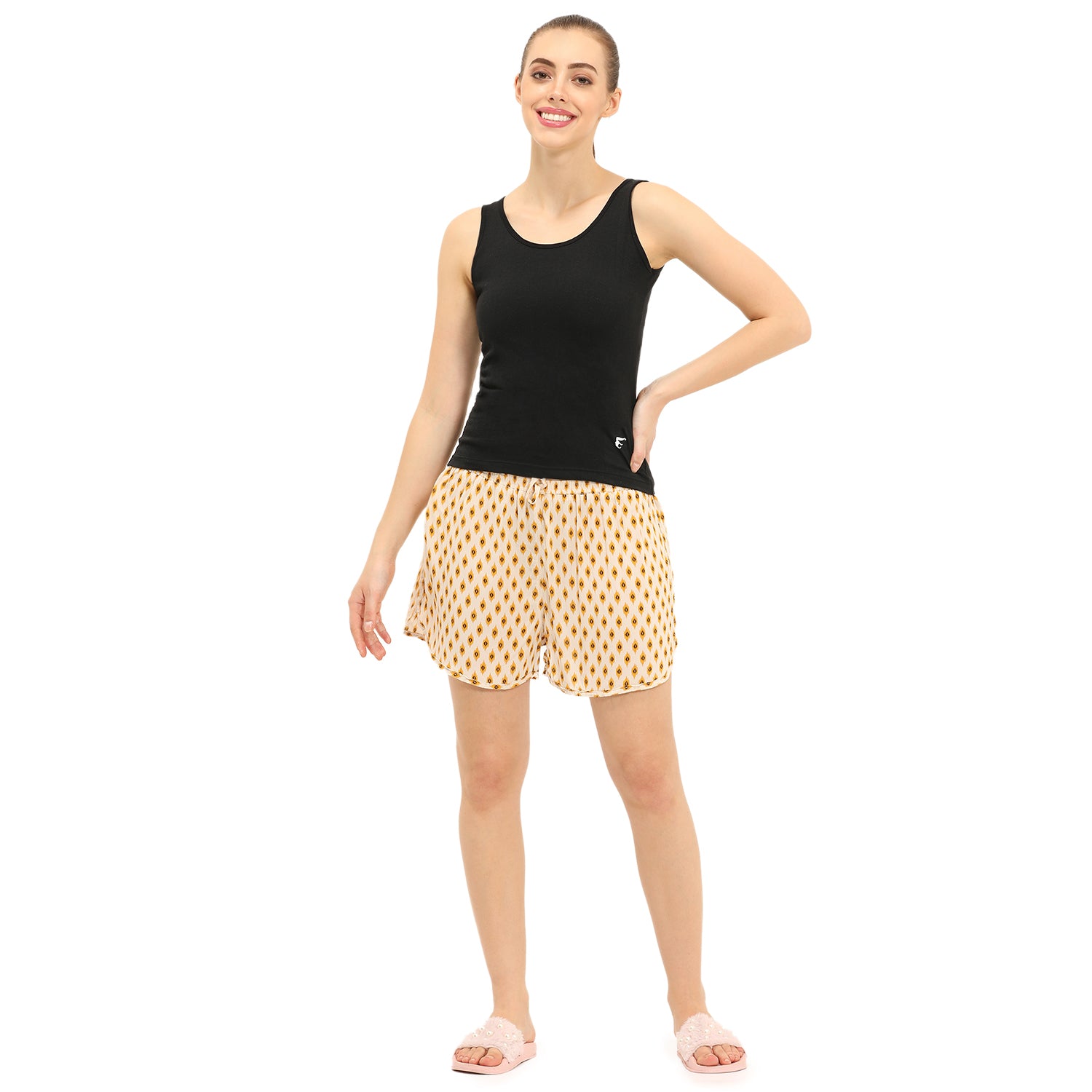 Regular Fit U-Neck Short Length Tank Top