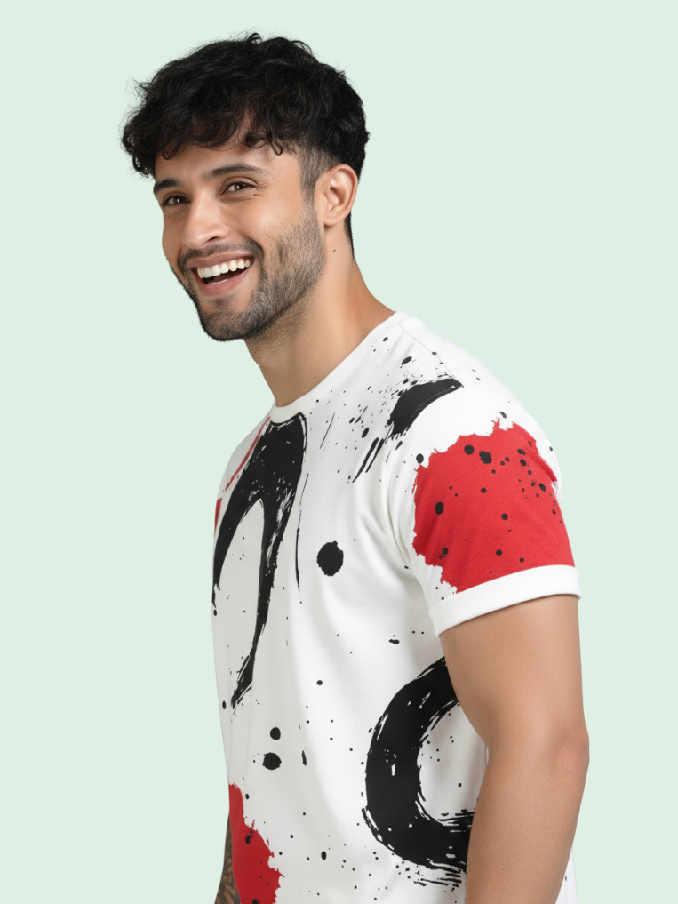 Men All-Over Cotton T-Shirt