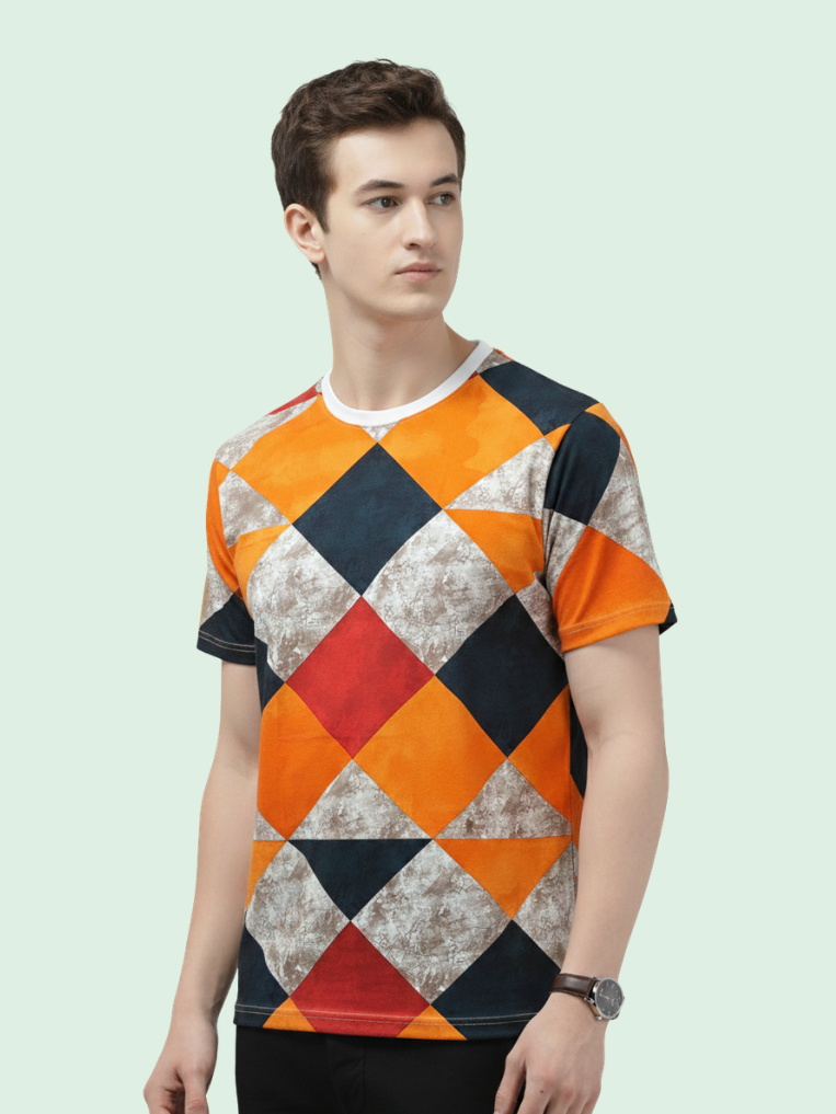 Men All-Over Cotton T-Shirt