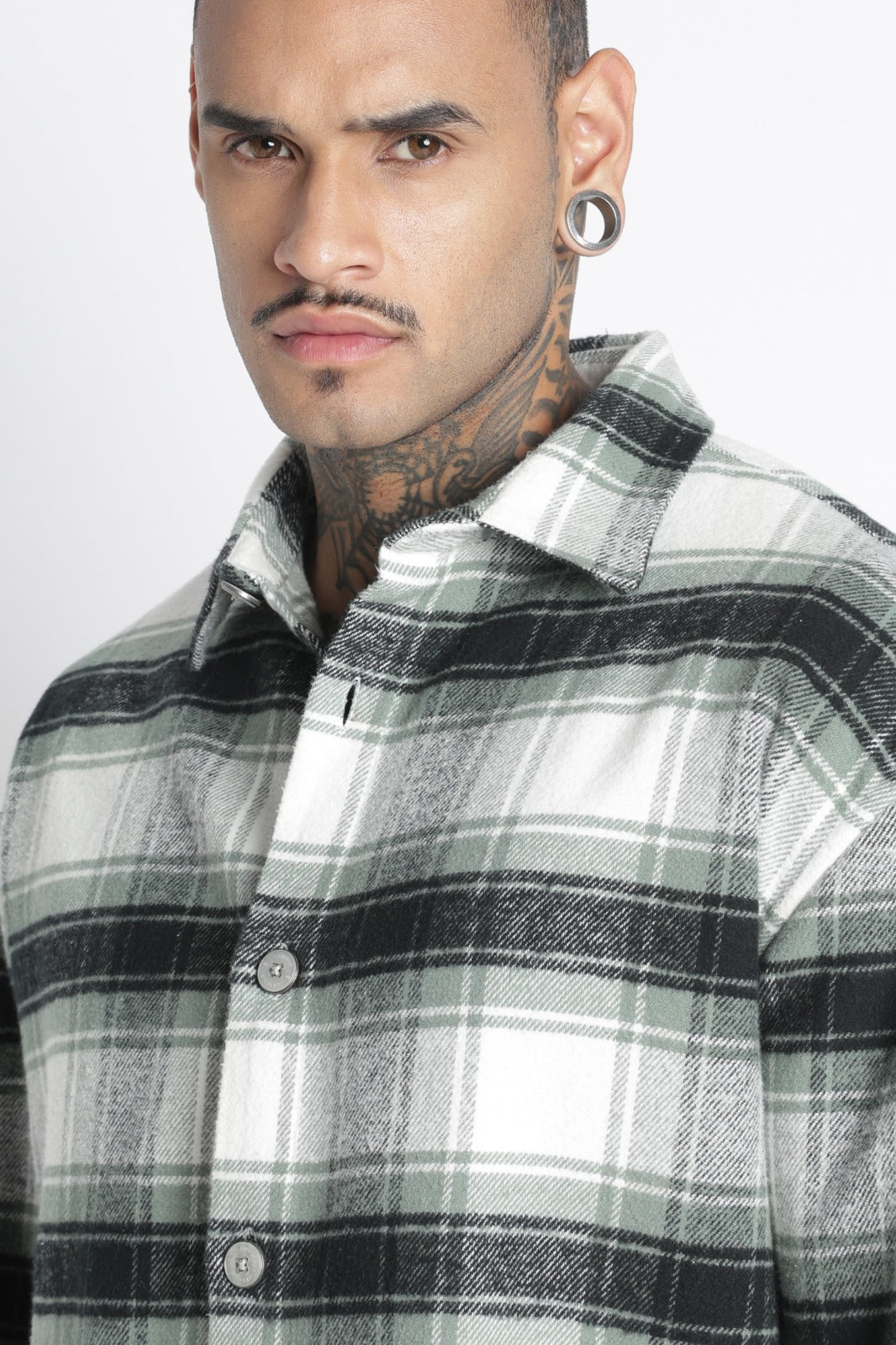 Men Brushed Check Shirt