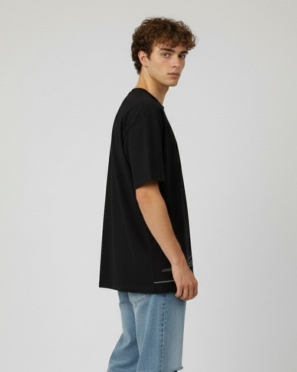 Men Printed Cotton Oversized T-Shirt