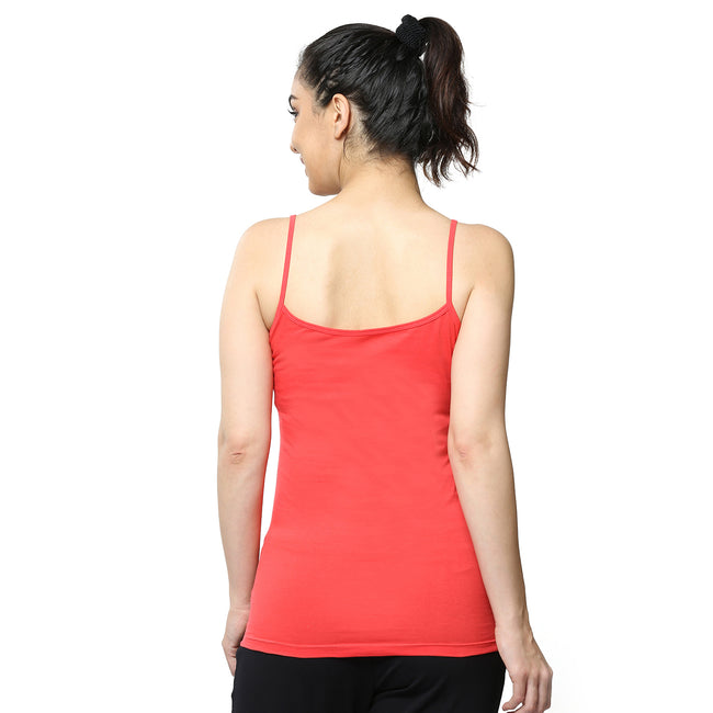 Regular Fit Round Neck Short Length Lace Neckline Camisole