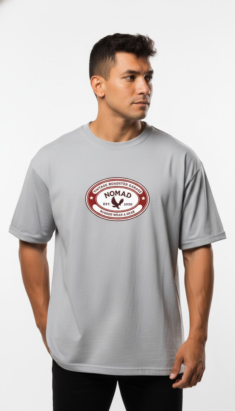 Men Oversized Cotton Printed T-Shirt