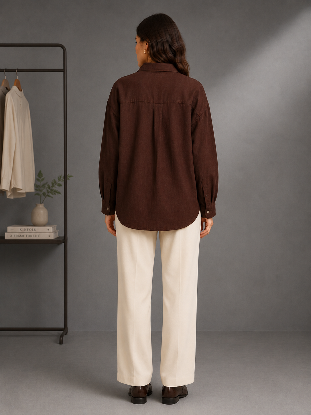 Women Brown Classic Shirt