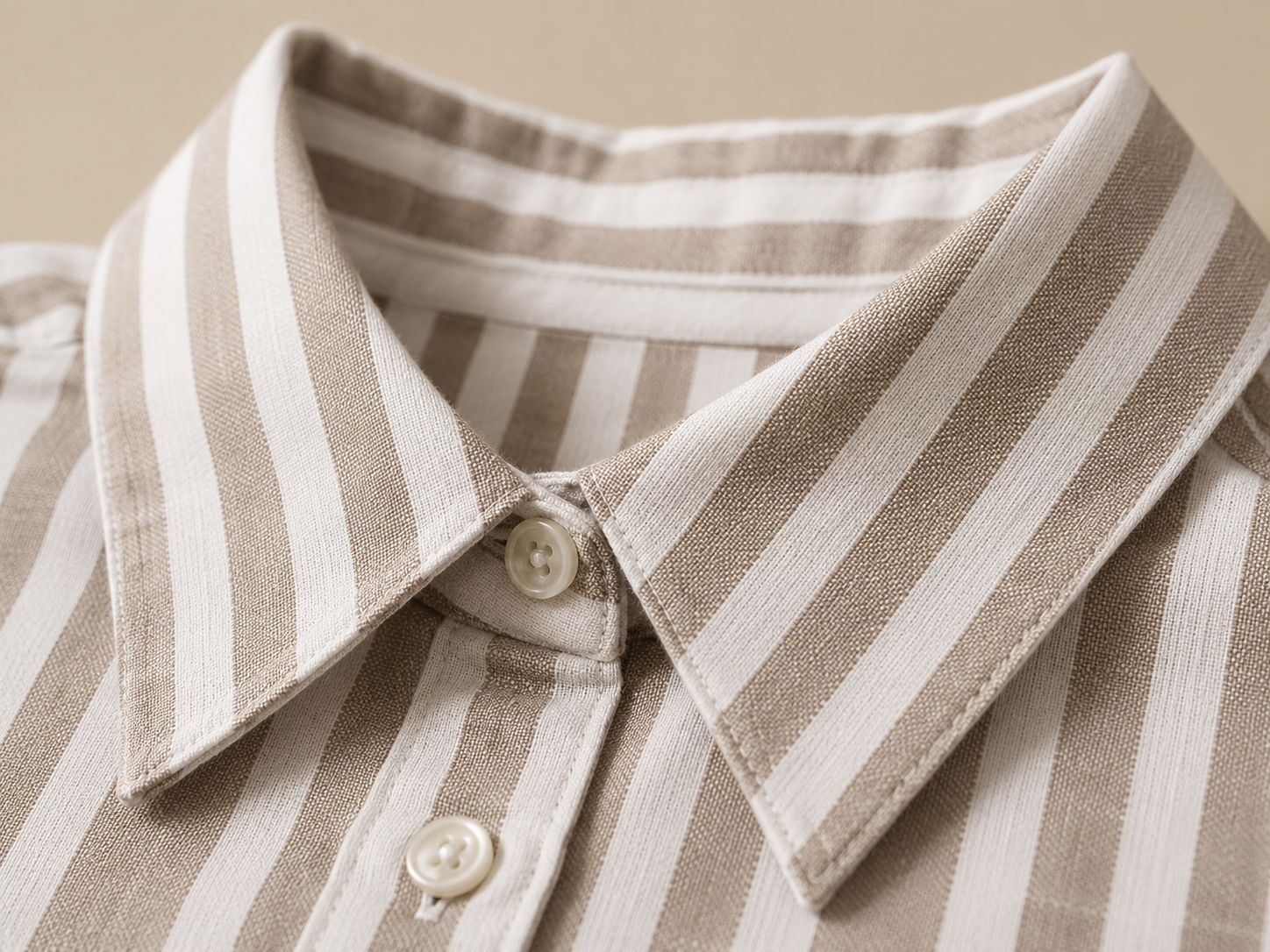 Women Brown Stripe Boxy Shirt