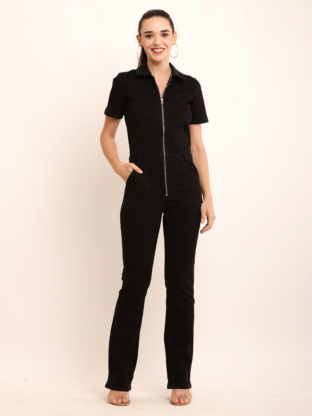 Women Denim Jumpsuit 