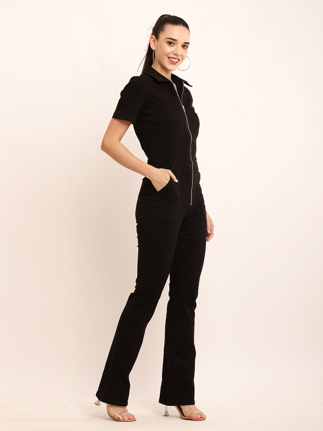 Women Denim Jumpsuit 