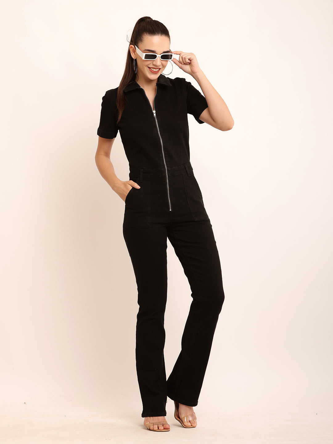 Women Denim Jumpsuit 