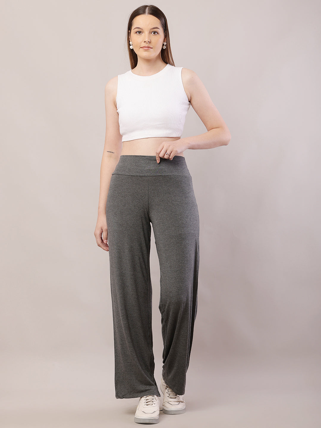 Women Warm Grey Trouser