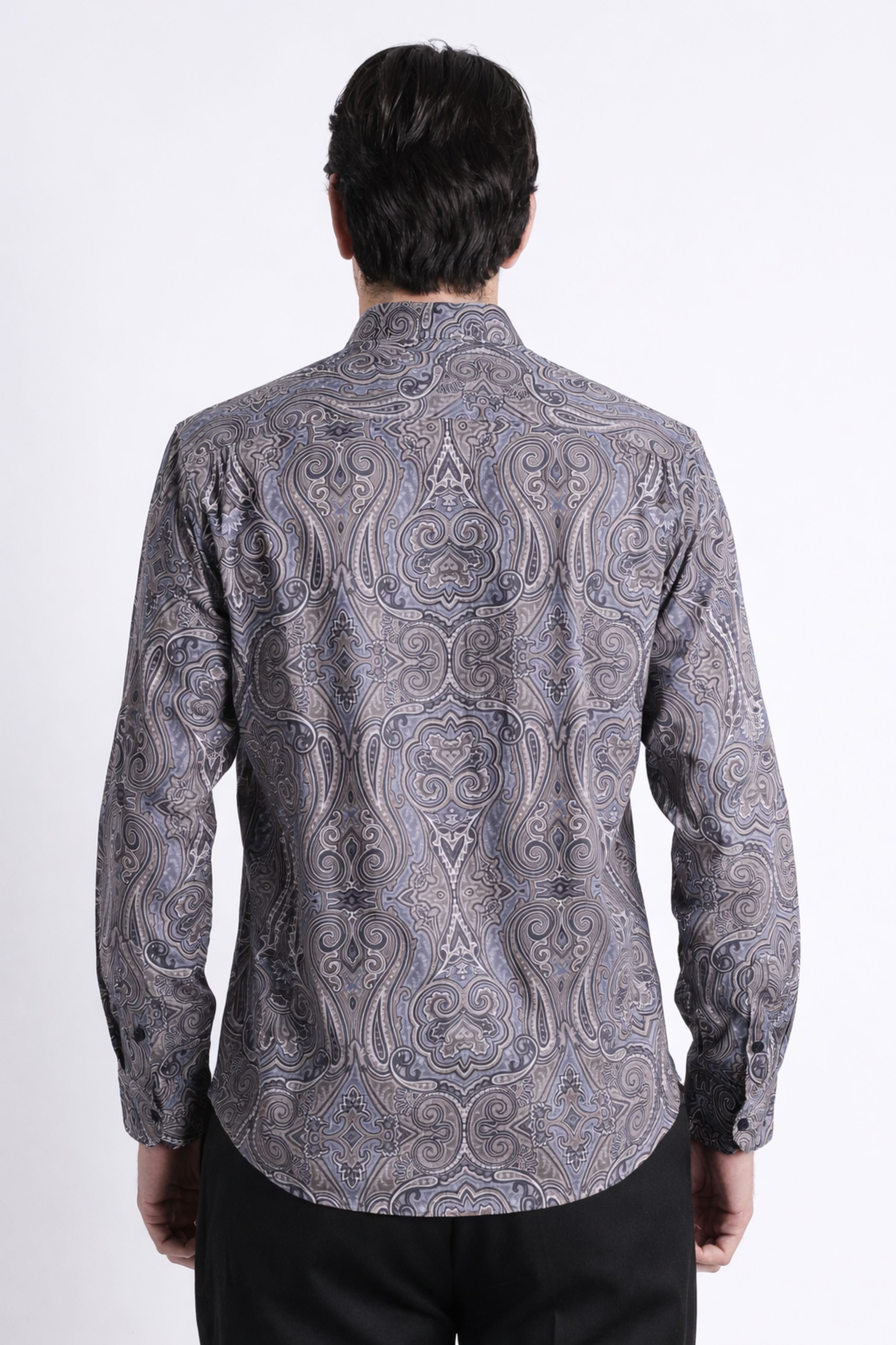 Men Refined Floral Digital Print Shirt