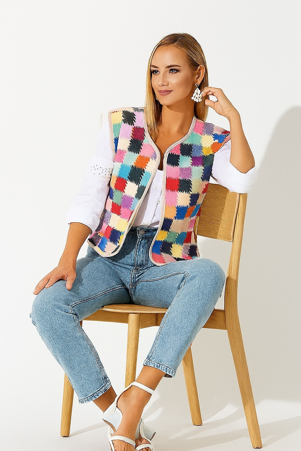 Women Multi Cotton Jacket
