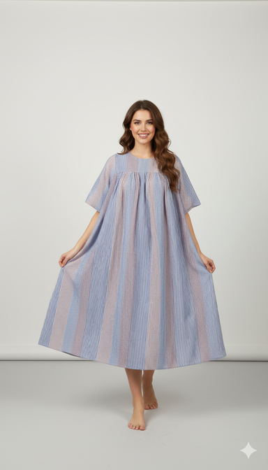 Women Multi Loose Fit Maxi Dress