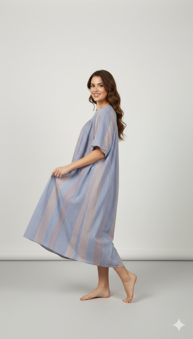 Women Multi Loose Fit Maxi Dress